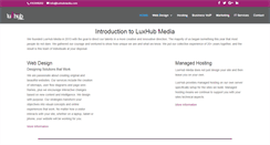 Desktop Screenshot of luxhubmedia.com